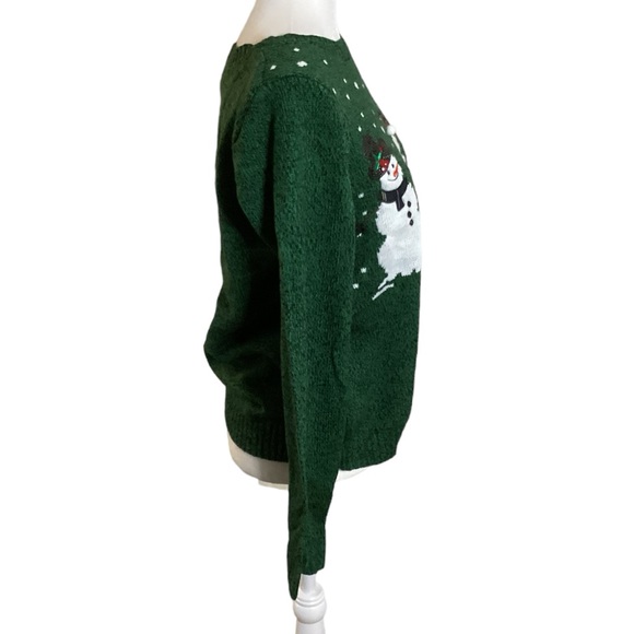 Karen Scott NWT Trio Snowman Christmas Sweater Large - Picture 8 of 12